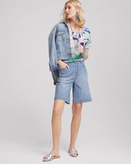 Chico's Clothing Lightweight Summer Jean Shorts