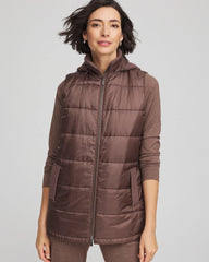Chico's Clothing Zenergy® Quilted Hooded Vest