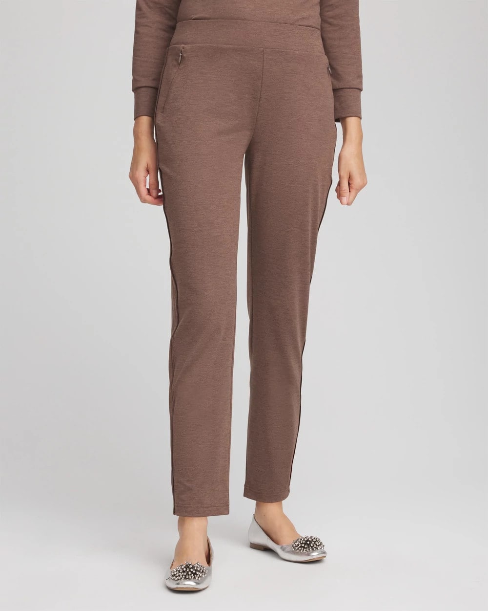 Chico's Clothing Zenergy® Cloud Satin Trim Pants