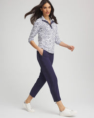 Chico's Clothing Zenergy® UPF Rib Mix Cropped Pants