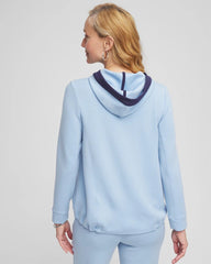 Chico's Clothing Zenergy® Soft Topaz Contrast Top