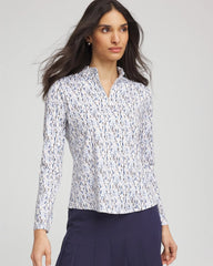 Chico's Clothing Zenergy® UPF Rice Ruffle Top