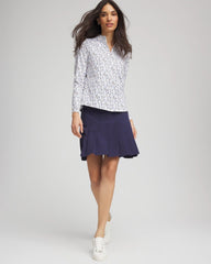 Chico's Clothing Zenergy® UPF Rice Ruffle Top
