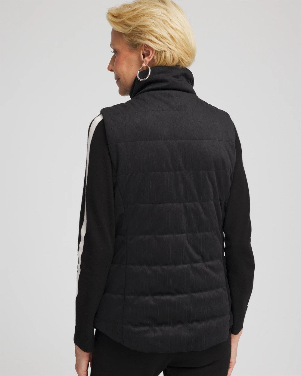 Chico's Clothing Zenergy® Reversible Velvet Puffer Vest