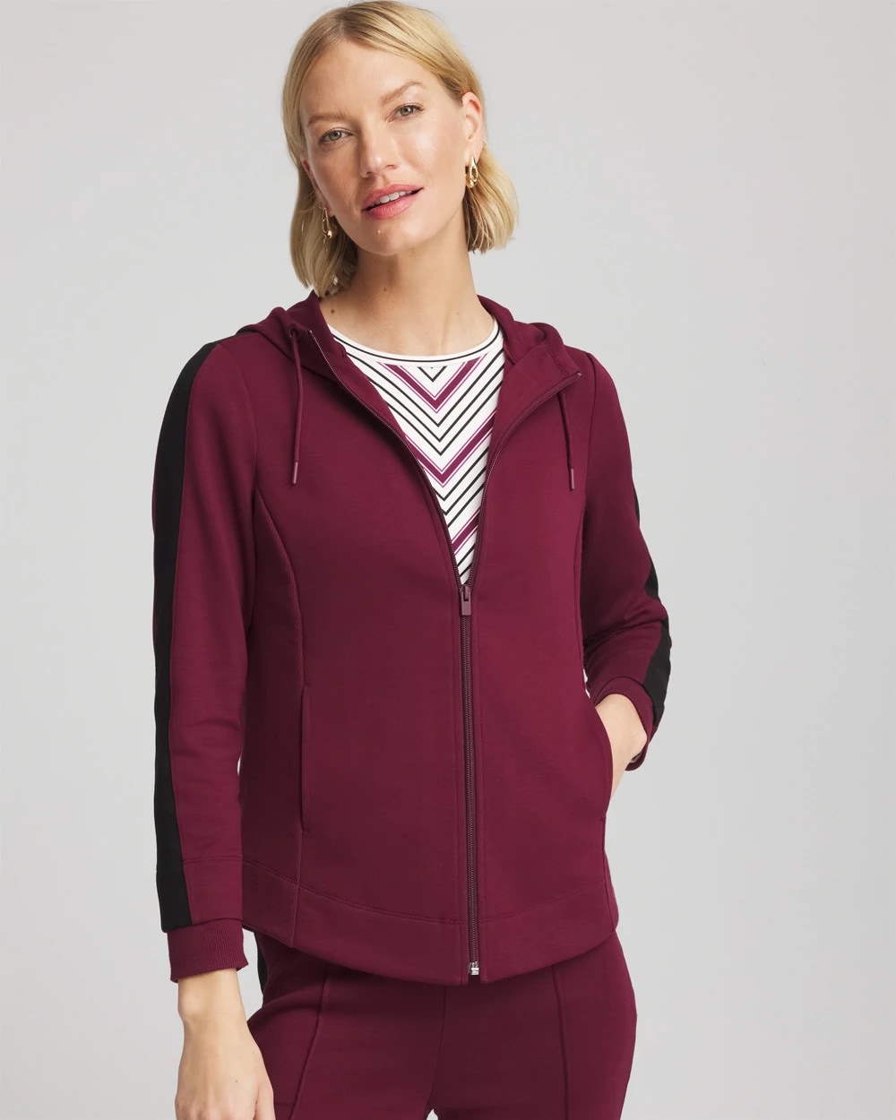 Chico's Clothing Zenergy® Double-Knit Contrast Jacket