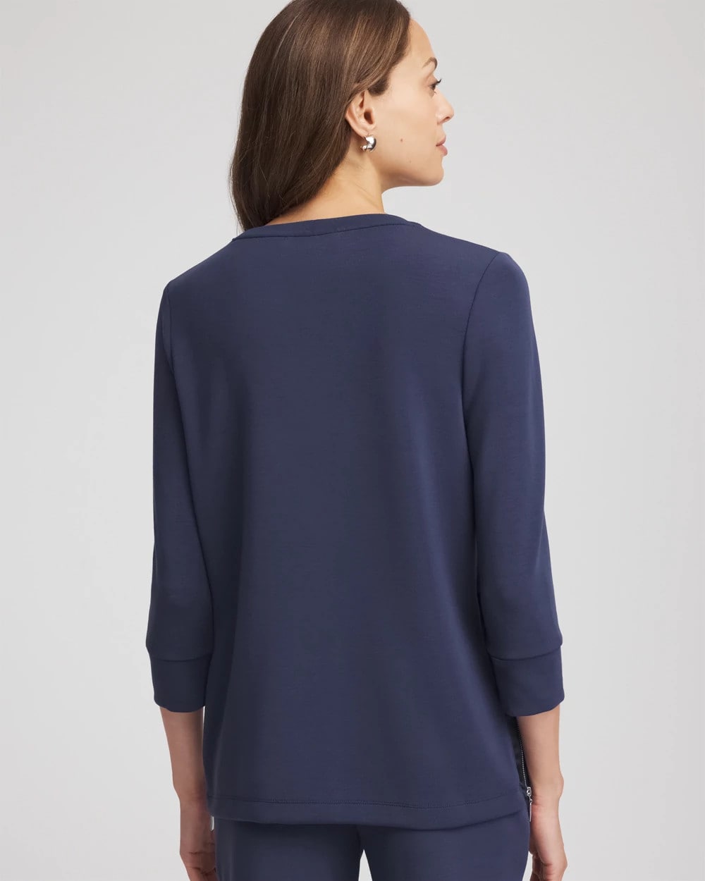 Chico's Clothing Zenergy® Satin-Trim Tunic