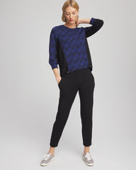 Chico's Clothing Zenergy® Jacquard Bungee Top