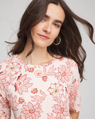 Chico's Clothing Elbow Sleeve Tee