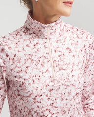 Chico's Clothing Zenergy® UPF Printed Zip-Front Pullover