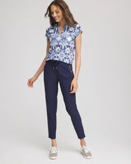 Chico's Clothing Zenergy® UPF Printed Polo Top