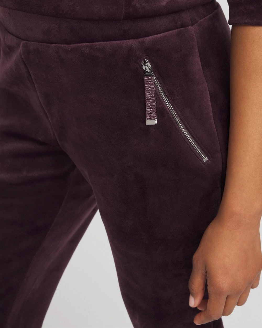 Chico's Clothing Zenergy® Velour Tapered Ankle Pants