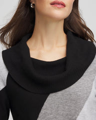 Chico's Clothing Zenergy® Luxe Intarsia Cowlneck Top