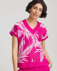 Chico's Clothing Zenergy® Tropical Gauze Top