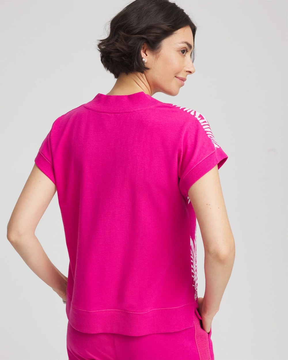 Chico's Clothing Zenergy® Tropical Gauze Top