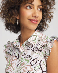 Chico's Clothing Zenergy® UPF Knit Floral Polo Dress