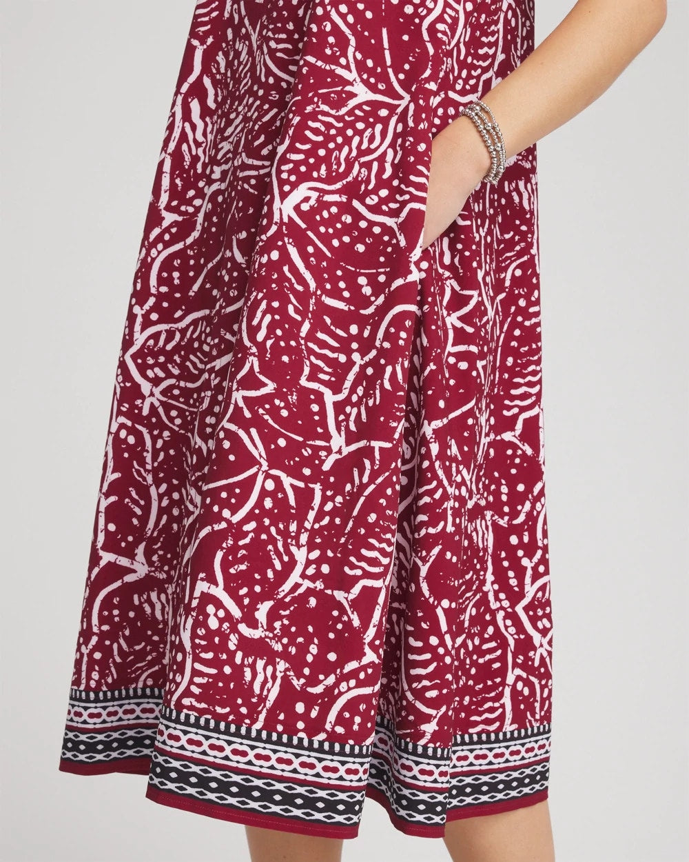 Chico's Clothing Zenergy® UPF Printed Midi Sports Dress