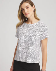 Chico's Clothing Zenergy® UPF Geo-Print Dolman Top