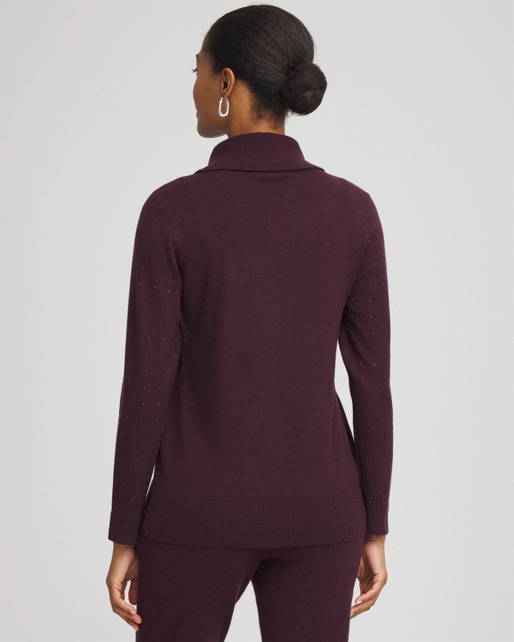 Chico's Clothing Zenergy® Luxe Diamante Cowlneck Tunic