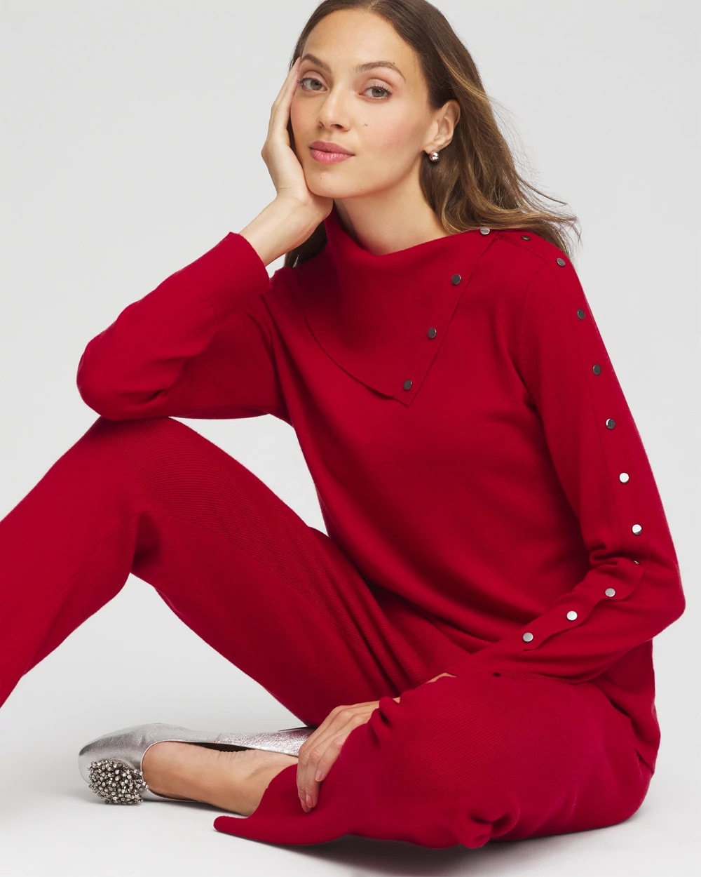 Chico's Clothing Zenergy® Luxe Envelope Neck Sweater