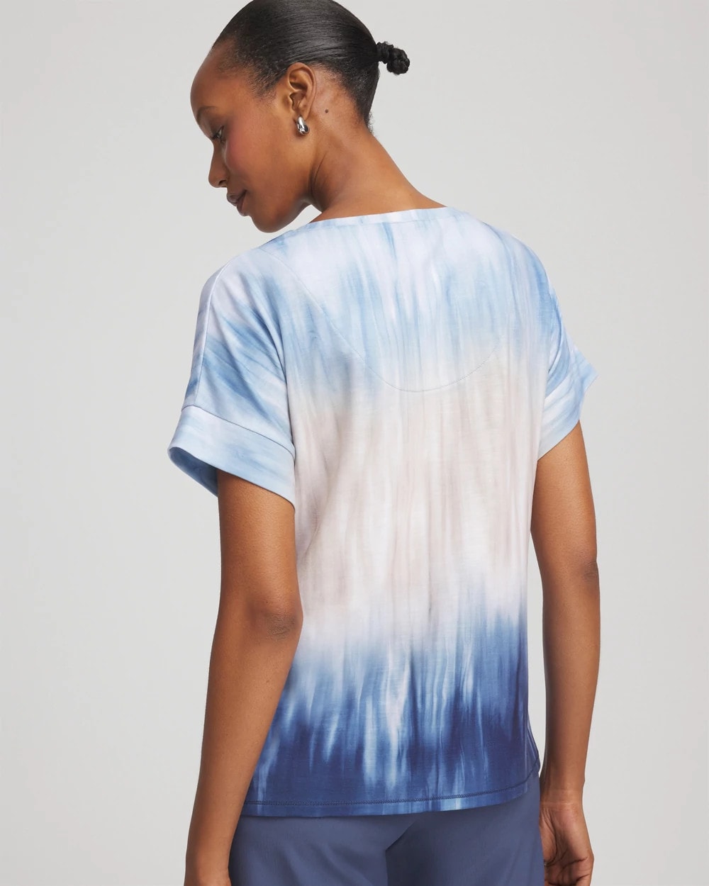Chico's Clothing Zenergy® Slub Short-Sleeve Tee