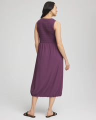 Chico's Clothing Zenergy® UPF Smocked Midi Dress