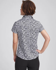 Chico's Clothing Zenergy® UPF Mockneck Short-Sleeve Top