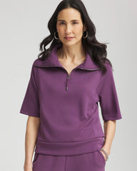 Chico's Clothing Zenergy® Soft Half-Zip Top