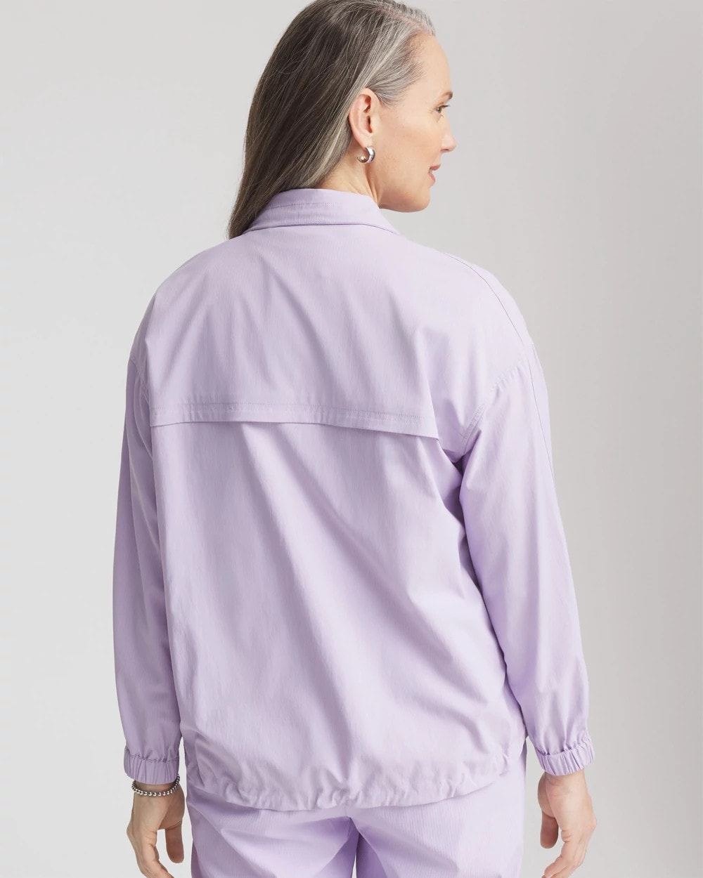 Chico's Clothing Zenergy® UPF Striped Jacket