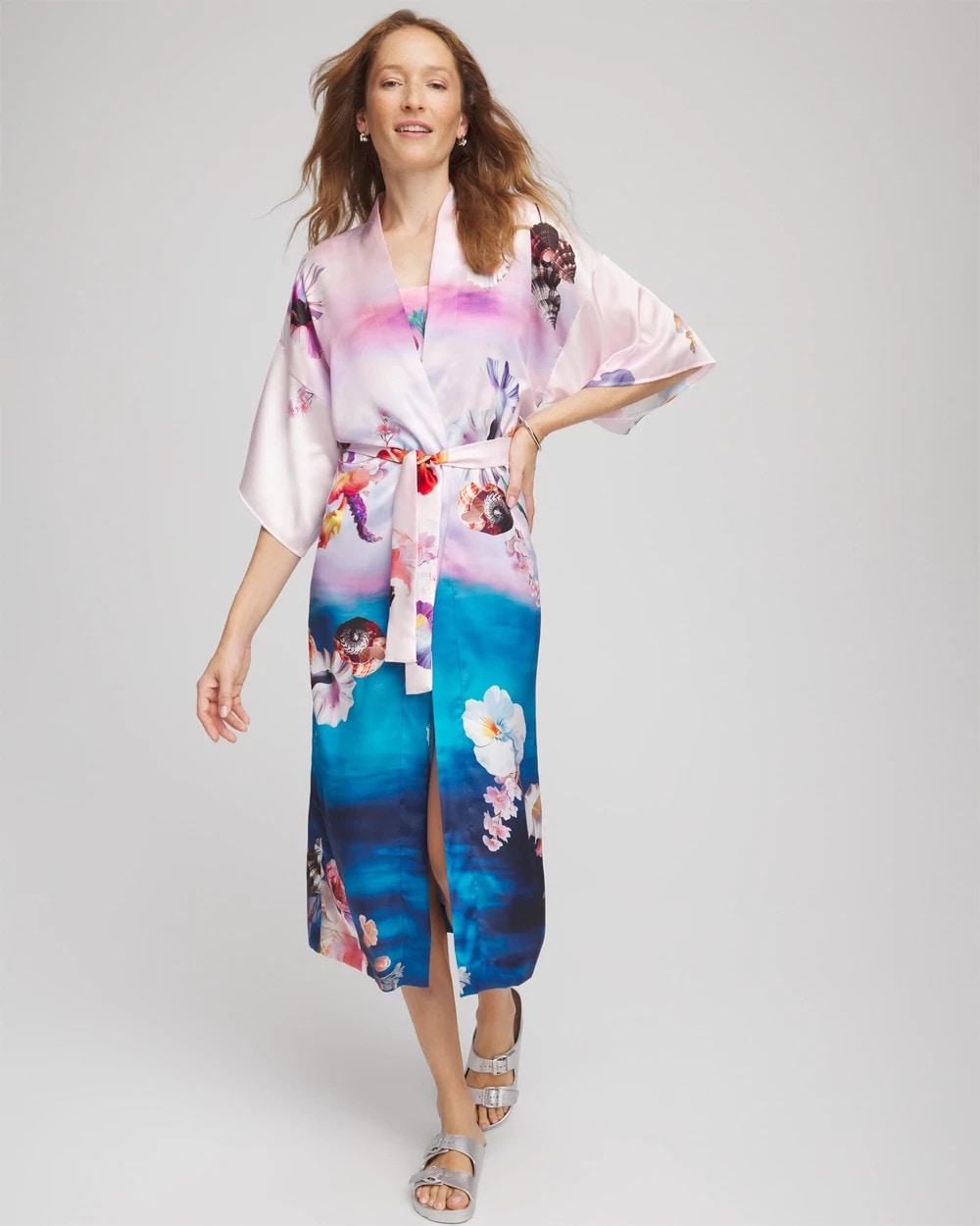 Chico's Clothing Gottex Under The Sea Kimono