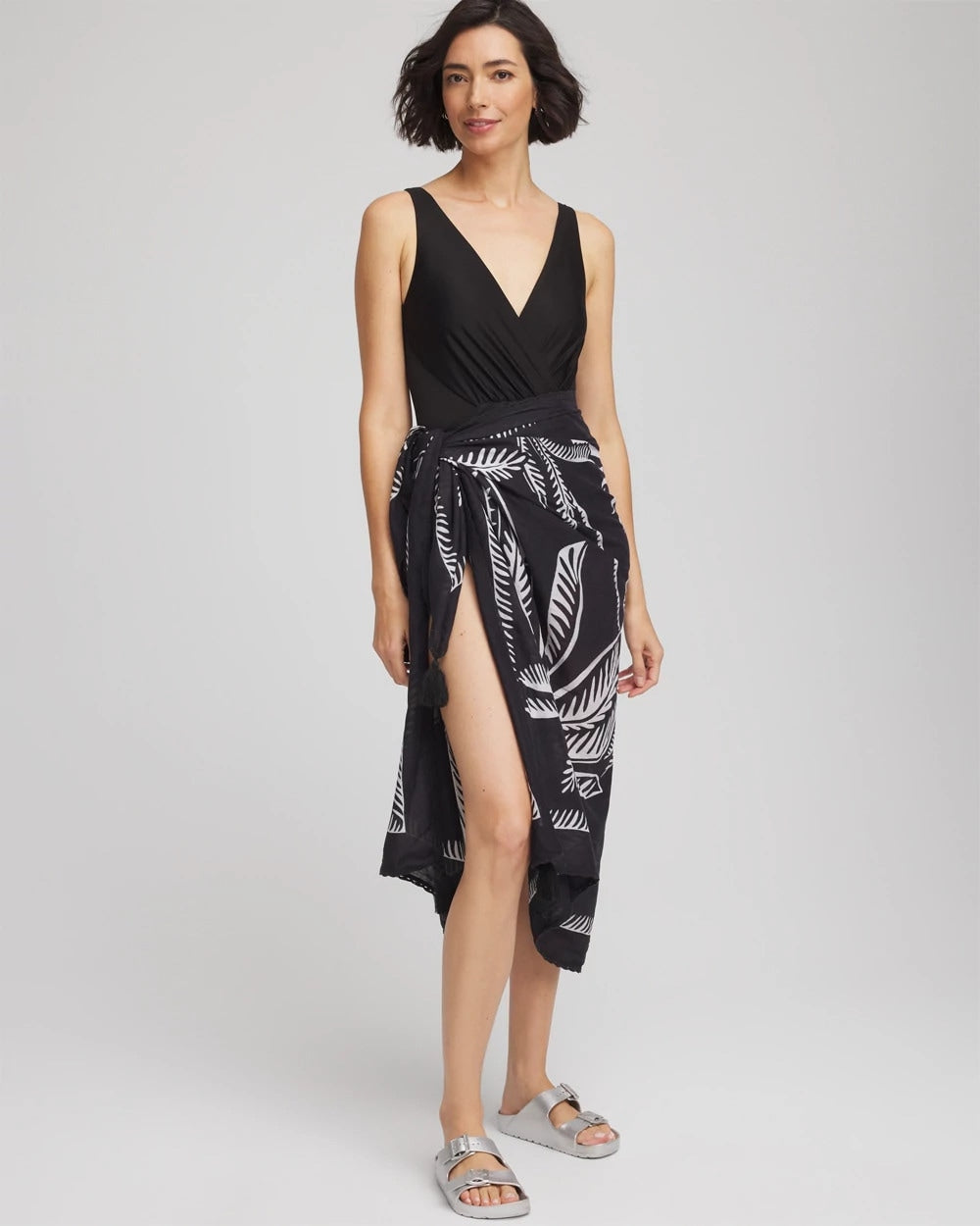 Chico's Clothing Magicsuit® Hearts of Palm Pareo
