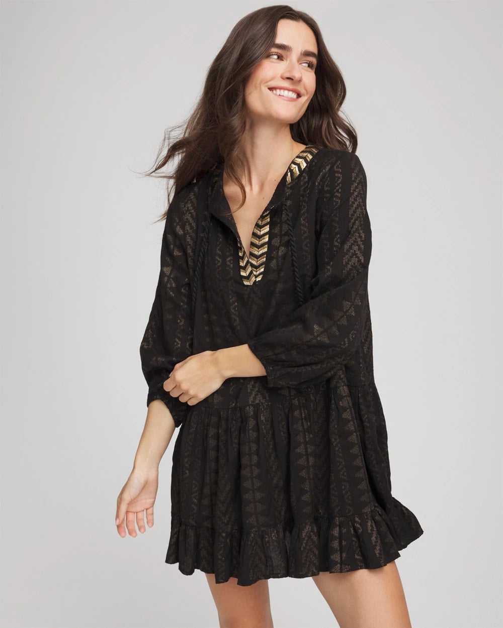 Chico's Clothing Miraclesuit® Beach Jacquard Dress