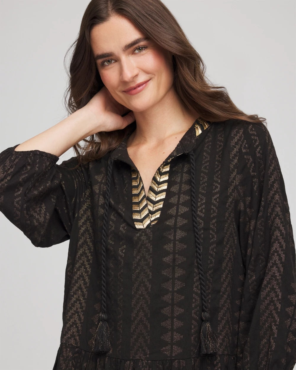 Chico's Clothing Miraclesuit® Beach Jacquard Dress