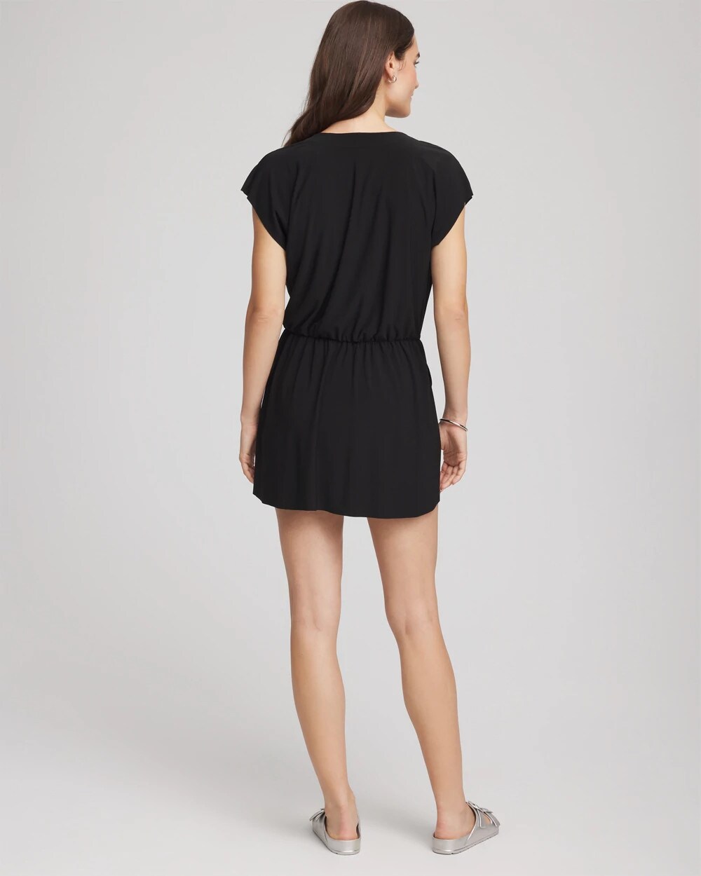 Chico's Clothing Magicsuit® Lace Up Dress Cover Up
