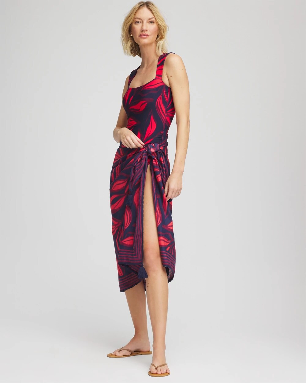Chico's Clothing Magicsuit® Rossobleu Pareo