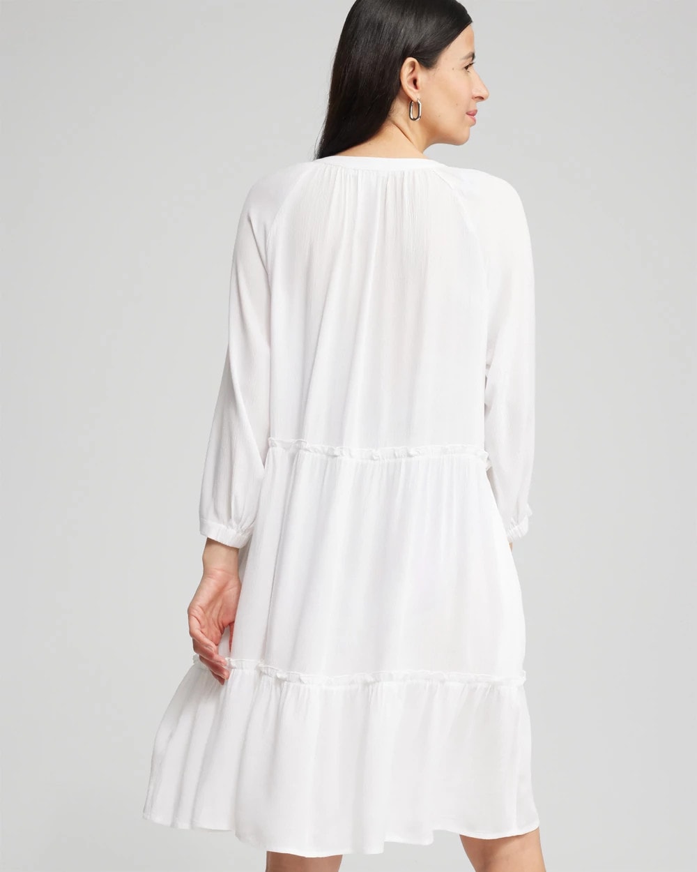 Chico's Clothing Button Front Swim Coverup
