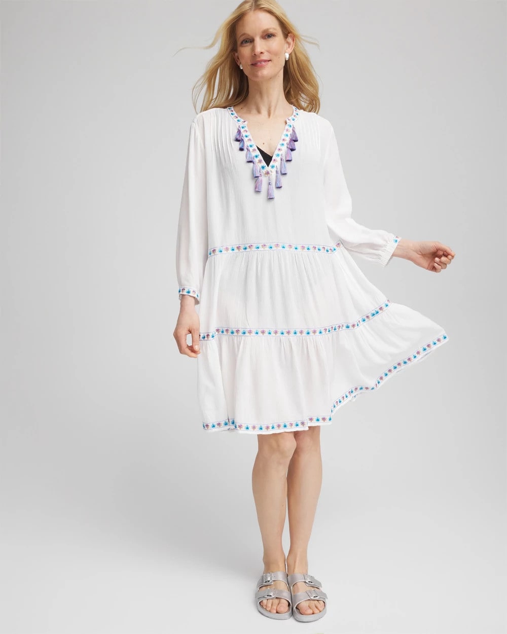 Chico's Clothing Chico's Beach Swimsuit Cover-Up Dress