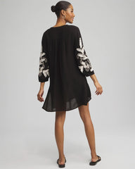 Chico's Clothing Embroidered Coverup Dress