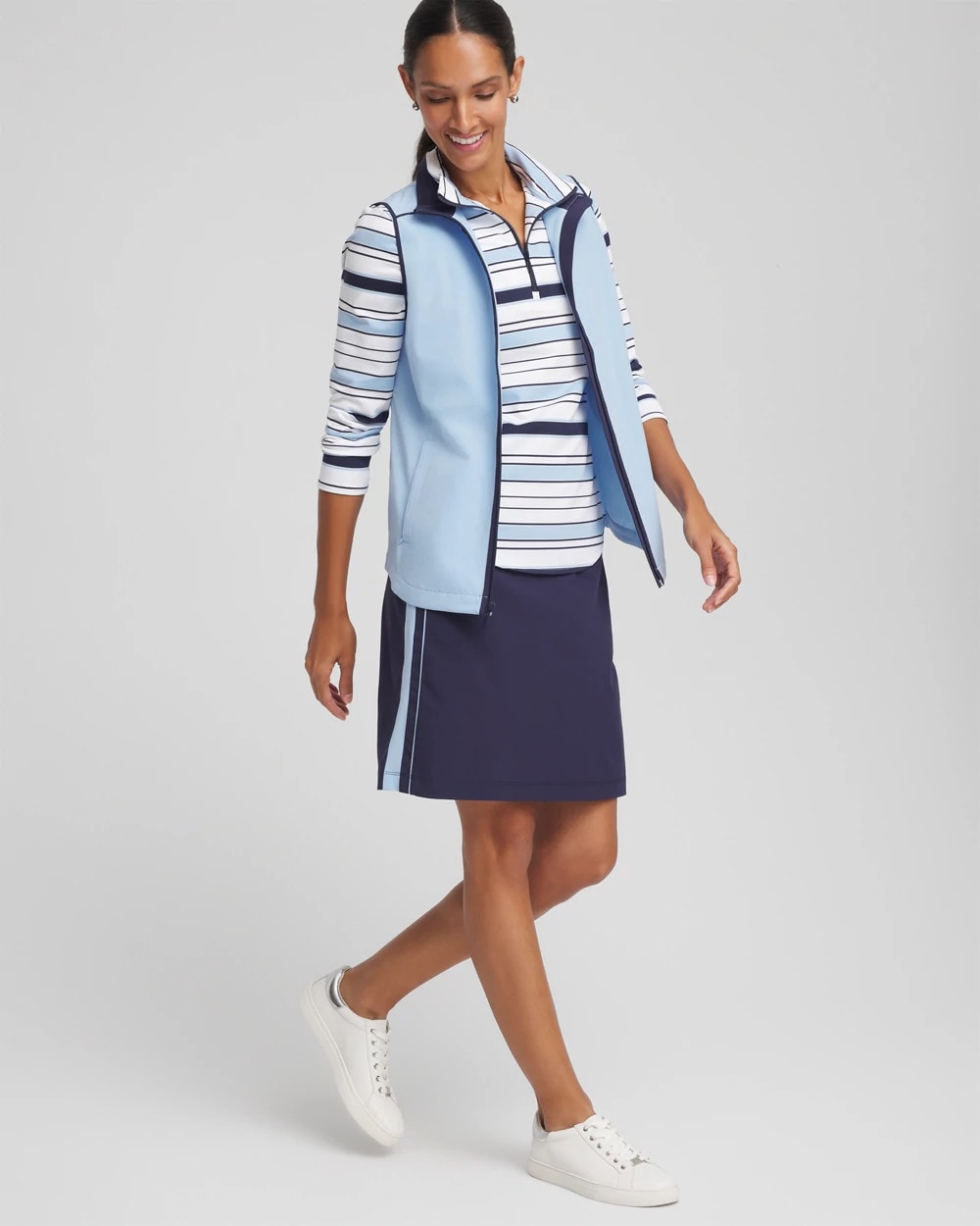 Chico's Clothing Zenergy® UPF Piped Skort
