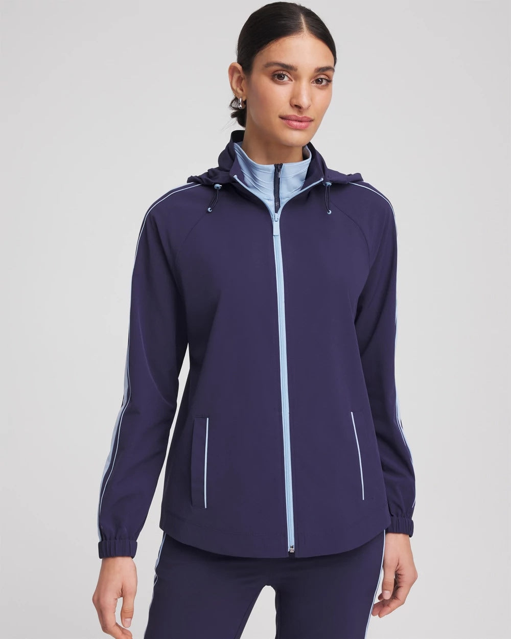 Chico's Clothing Zenergy® UPF Piped Jacket