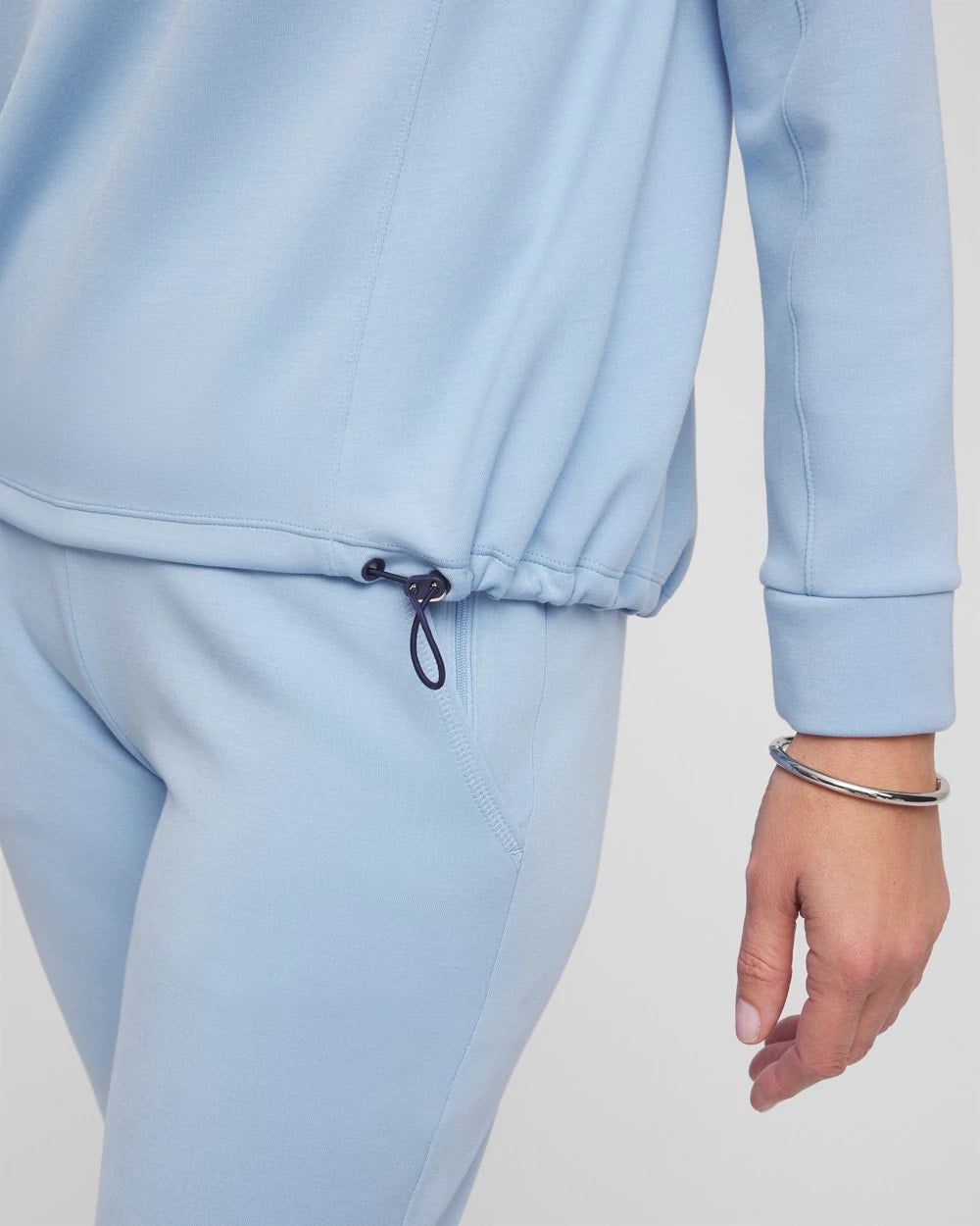 Chico's Clothing Zenergy® Soft Topaz Contrast Top