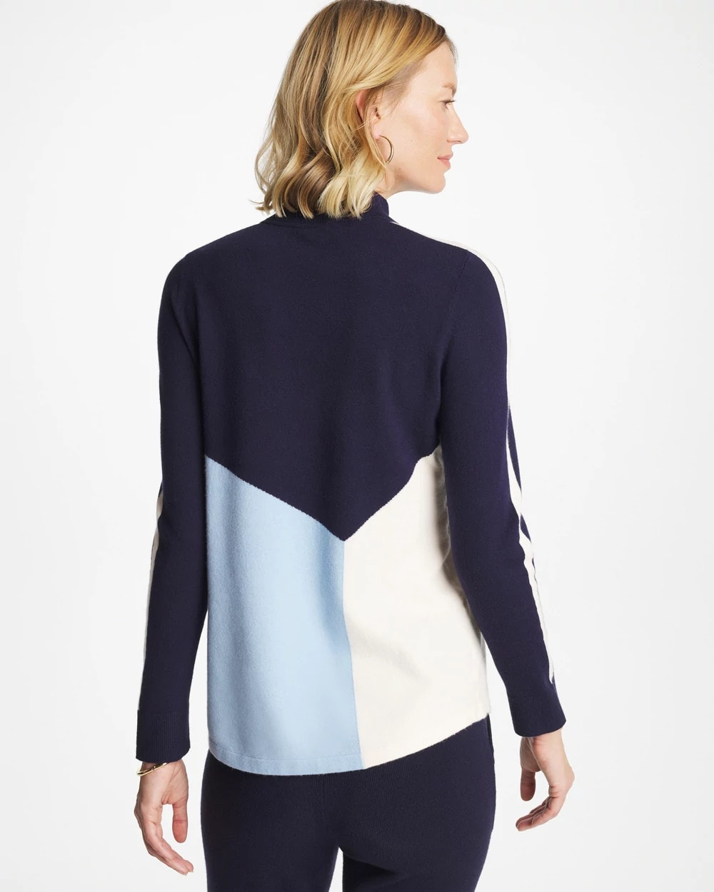 Chico's Clothing Zenergy® Luxe Colorblock Half-Zip Pullover