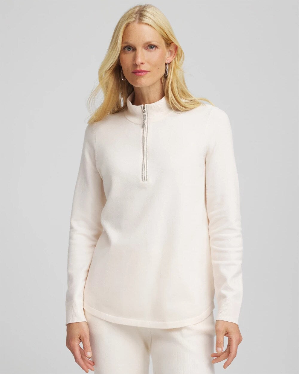 Chico's Clothing Zenergy® Luxe Half-Zip Pullover Top