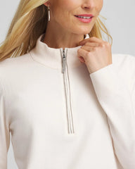 Chico's Clothing Zenergy® Luxe Half-Zip Pullover Top