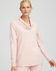 Chico's Clothing Zenergy® Luxe Diamante Cowlneck Tunic