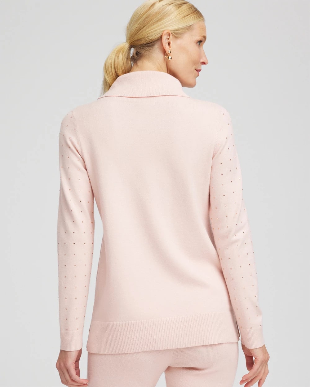 Chico's Clothing Zenergy® Luxe Diamante Cowlneck Tunic