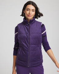 Chico's Clothing Zenergy® Reversible Velvet Puffer Vest