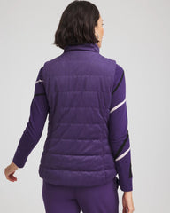 Chico's Clothing Zenergy® Reversible Velvet Puffer Vest