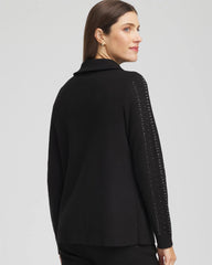 Chico's Clothing Zenergy® Luxe Diamante Zip Cardigan