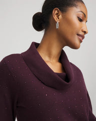 Chico's Clothing Zenergy® Luxe Diamante Cowlneck Tunic