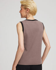 Chico's Clothing Travelers™ Tipped Sweater Tank